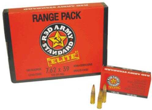 7.62X39mm 123 Grain Full Metal Jacket 180 Rounds Red Army Ammunition